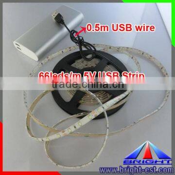 5v Power Warm White Usb Controlled Led Strip Light photo-3