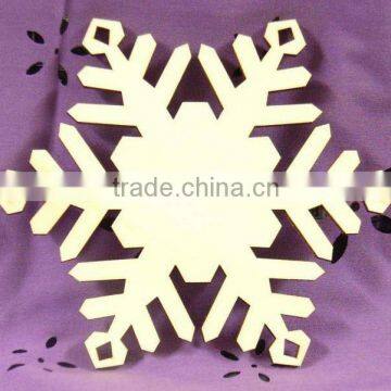 [OEM] Wooden Christmas snowflake(wood craft in laser cut&engraving)