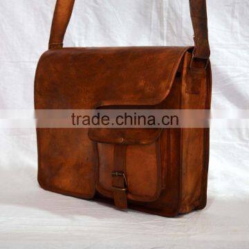 Real Leather Camera Bag Handmade Messenger Shoulder Bag