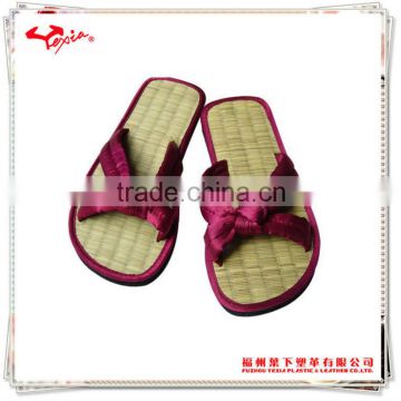 Straw comfortable women slipper