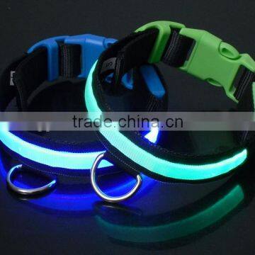 Led collars for dog and cat. Safety led dog collars, LED dog leashes