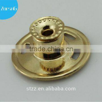 Low price guarantee nickel color thin purse magnetic snap button hot selling