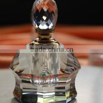 Empty Colorful Blue Crystal Perfume Bottle photo-2