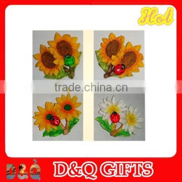 Hot promotion custom fridge magnet with sunflower