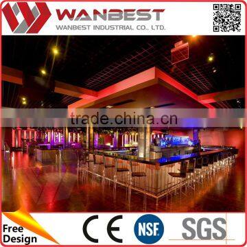 Night Club Decor Nightclub Bar Counter Modern Led Bar Counter Factory