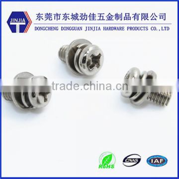 steel nickel surface m4 combination screws for office chair