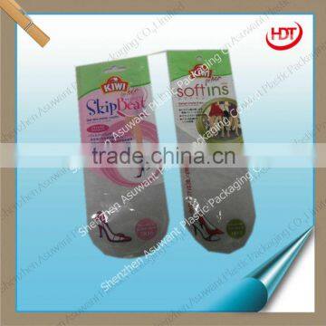 transparent socks packaging irregular plastic zipper pouches