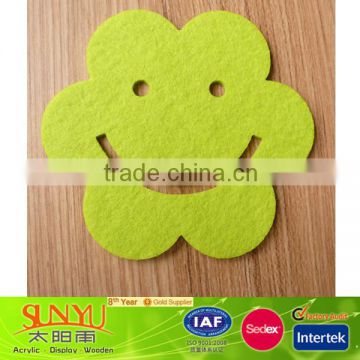 smile face shape acrylic coasters wholesale