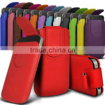 manet pull tab leather pouch