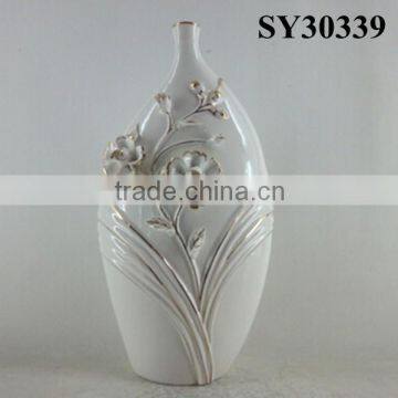 Beautiful Design Ceramic White Flower Vase photo-2