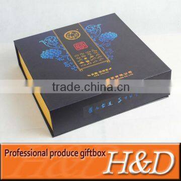 elegant custom cardboard mooncake packaging box with new design