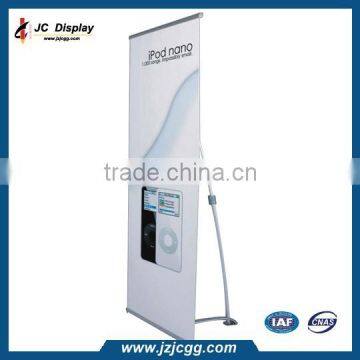 2015 Hot Sale Aluminum retractable L shape banner stand