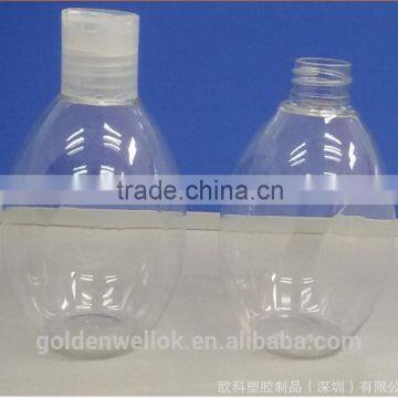 plastic pet bottle for 150ml egg shaped plastic bottles