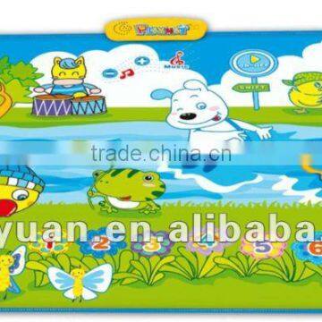 2012 hot item, baby music play mat, butterfly play mat