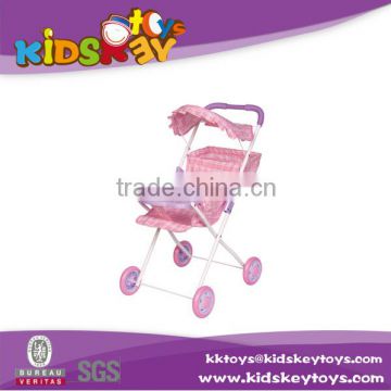 HOT!!!Iron Material Doll Stroller Toy baby trolley for Kids