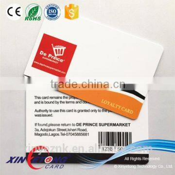 Free samples low cost RFID card 13.56mhz Ntag215 chip barcode card