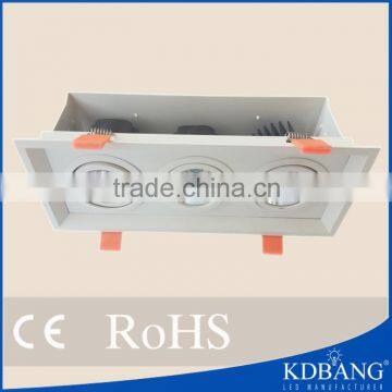 China ceiling light new 24w recessed square led downlight