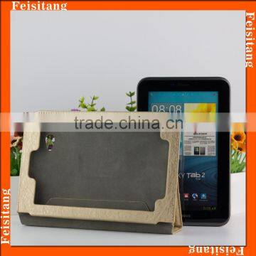 7 inch tablet Soft leather tablet case stents case for Samsung galaxy tab P3100 p3110