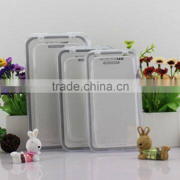 Phone case Clear Plastic box packaging for 5.1 inch clamshell packing box for samsung S7/S6/S5/S4