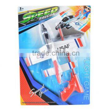 Newest eva plane shooter toy,foam flying plane shooting toy,eva shooter toy