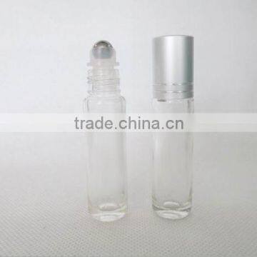 Guangzhou frosted glass perfume bottle with metal roller ball, empty perfume roll on bottle, 15ml perfume pen bottle                        
                                                Quality Choice