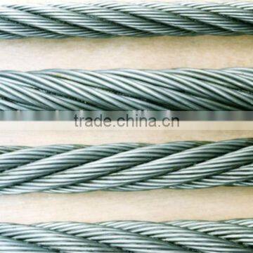 6x7 fc galvanized steel wire ropes