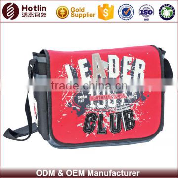 Red Shoulder 600D Custom Chinese Bulk School Bags