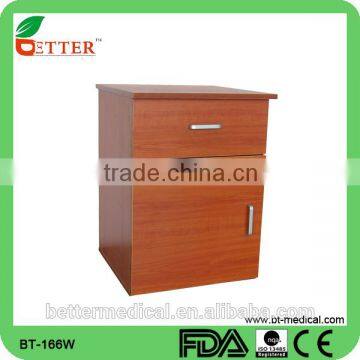 hospital wood bedside locker