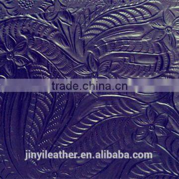 JRLW016 flower design pvc synthetic &artifical leather for bag wallpaper guangzhou china factory dirtect sell