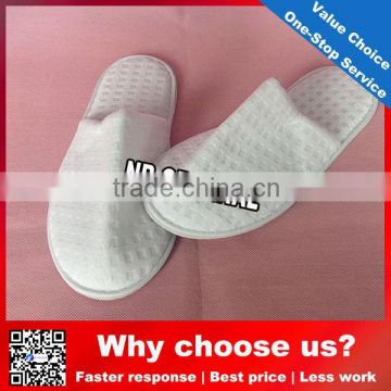 Personalized White Disposable Hotel Slippers,High Quality Hotel/Spa Slipper