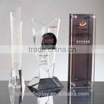 wholesale new design crystal trophy award medal