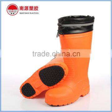 Orange color special purpose EVA working winter safety boots