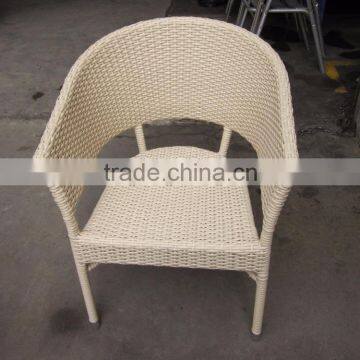Outdoor Furniture Good Quality Leisure Handmade Rattan Wicker Stacking Garden Chair YC103 photo-5
