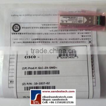 CISCO GLC-ZX-SMD GLC-ZX-SM SFP 1000BASE-LX 1550NM 70KM GLC-ZX-SM= GLC-ZX-SMD= 10-1837-02 10-2621-01 CISCO optical transceiver