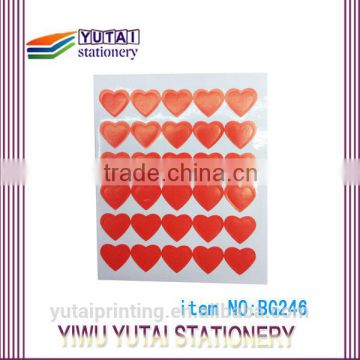 So hot heart shaped stationery