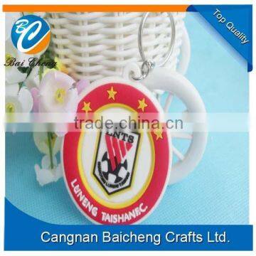 Promotional Soft Rubber Key Chain With 3D Oval Shape Supplies Best Price and Quality in Custom Logo and Brand photo-5