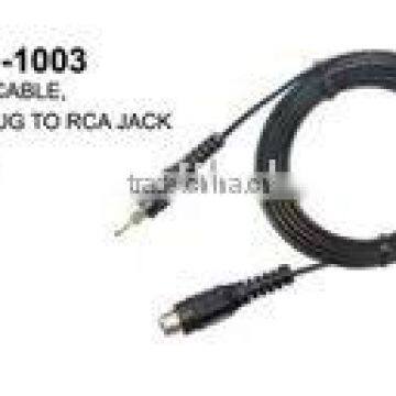 AUDIO CABLE,RCA PLUG TO RCA JACK