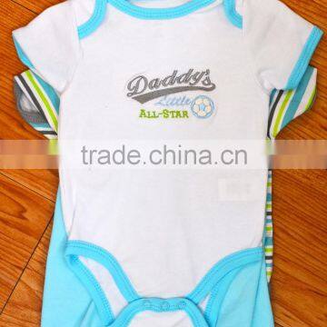 Hot Sale Short Sleeve Carter Baby Bodysuit Set photo-4