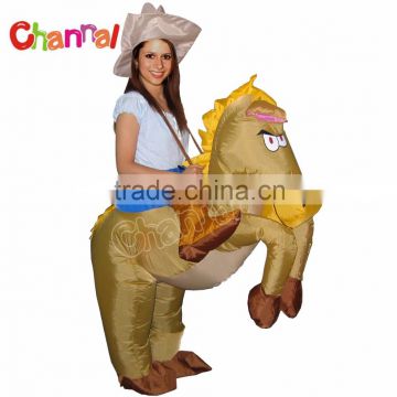 Fantasy party inflatable horse costume dress cosplay inflatable costume