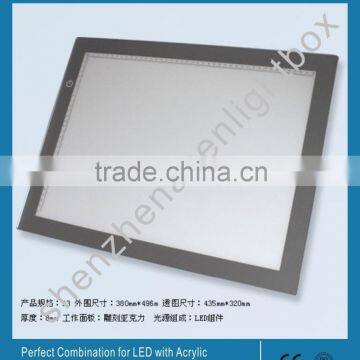Ultra thin light pad LED for Art design