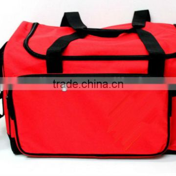 red holdall bag travel bag weekend bag gym bag