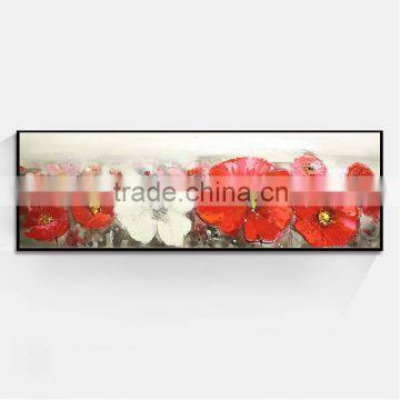 Shu1824 Hand Painted Canvas flower oil paintings for living room