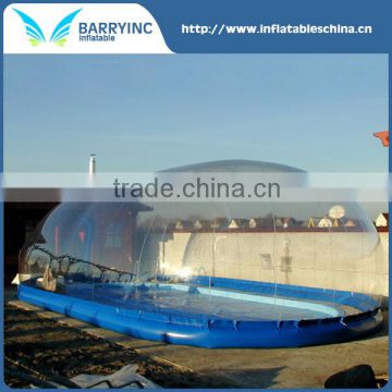 competitive price inflatable bubble tent for swimming pool