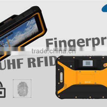 7'' ip67 android 3G UHF RFID fingerprint reader tablet PC