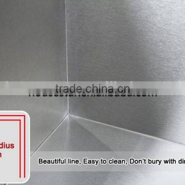 2016 New Design Undermount Stainless Steel Single Handamde Kitchen Sink photo-5