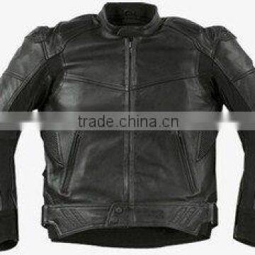 DL-1191 Racer Jacket , Leather Motorcycle Jacket , Leather Jacket