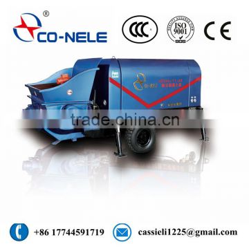 Trailer Fine Stone Concrete Grout Pump Sales For interior concrete floors