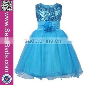 Little Queen Flower Girl Dress Girl Party Wear Western Dress Baby Girl Princess Dress 2016 photo-6