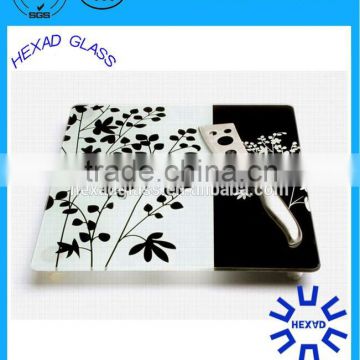 High Quality Tempered Glass Cutting Board with Certificate