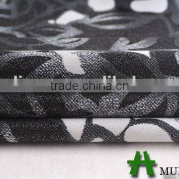 Mulinsen 100 Polyest Satin With Twist Hot Stamping Foil Recycle Polyest Fabric photo-2